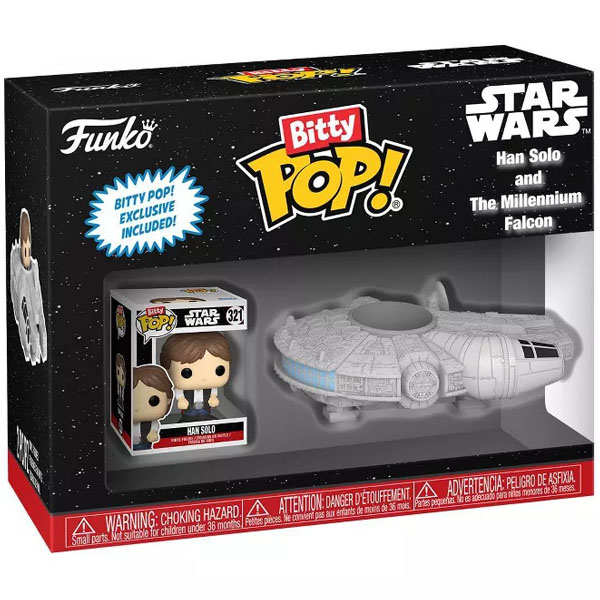 Funko Bitty POP! Rides Star Wars Han Solo and the Millennium Falcon Figure